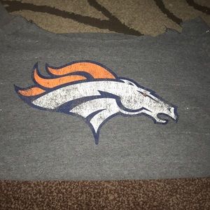 Off the shoulder Broncos sweater